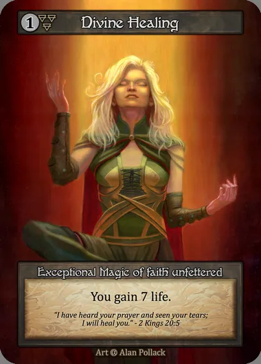 Divine Healing, Sorcery card ALP 210 — Alpha set