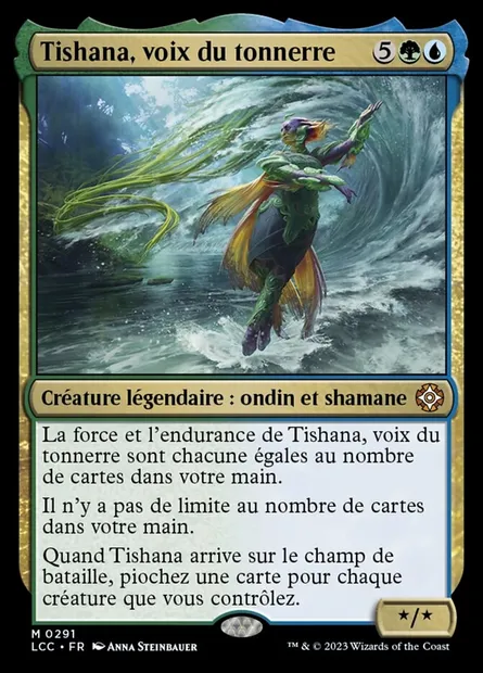 Tishana, voix du tonnerre, carte Magic LCC 291 — extension The Lost Caverns of Ixalan Commander
