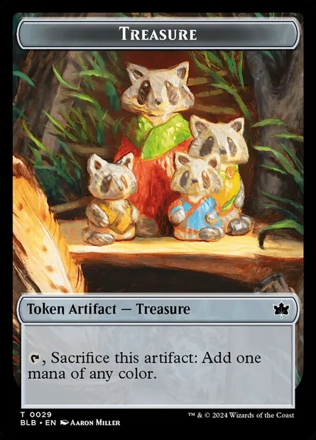 Treasure, Magic card TBLB 29 — Bloomburrow Tokens set