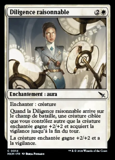 Diligence raisonnable, carte Magic MKM 14 — extension Murders at Karlov Manor