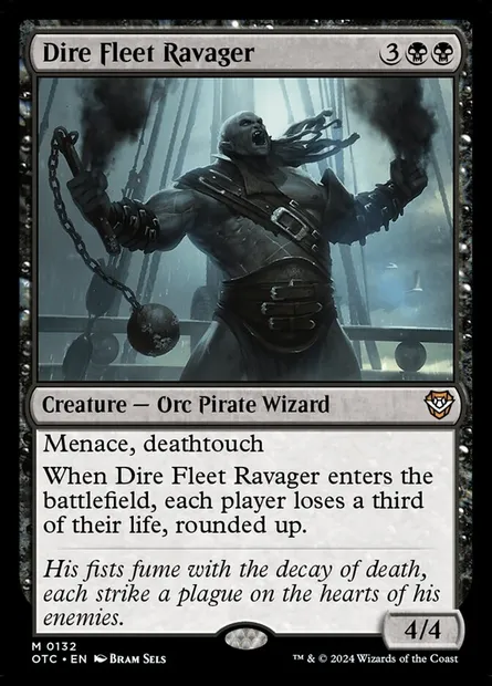 Dire Fleet Ravager, Magic card OTC 132 — Outlaws of Thunder Junction Commander set