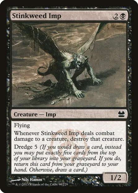 Diablotin de diplotaxis, carte Magic MMA 98 — extension Modern Masters