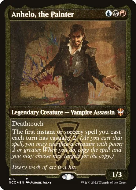 Anhelo, the Painter, Magic card NCC 186 — New Capenna Commander set