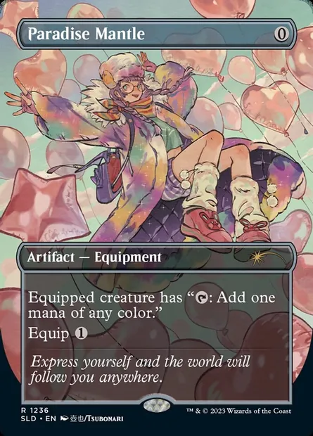 Paradise Mantle, Magic card SLD 1236 — Secret Lair Drop set