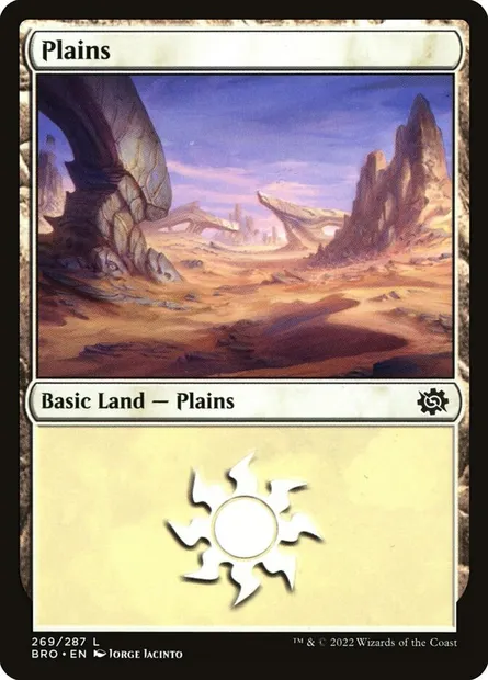 Plains, Magic card BRO 269 — The Brothers' War set
