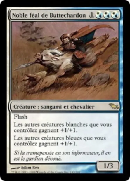 Noble féal de Buttechardon, carte Magic SHM 153 — extension Sombrelande