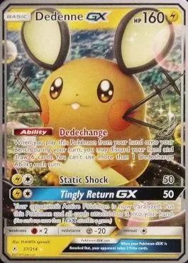 Dedenne GX, carte Pokémon WCD19 057-3 — extension World Championship Decks 2019