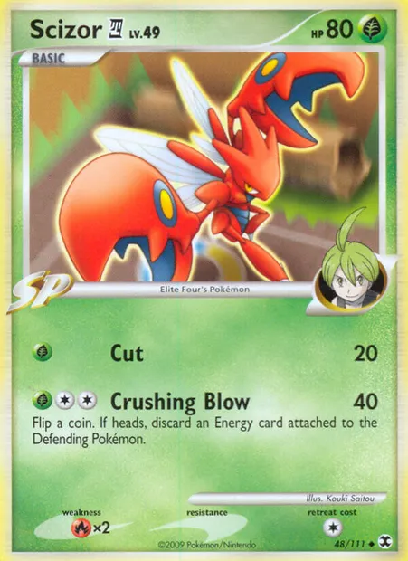 Scizor E4, Pokémon card RR 48 — Rising Rivals set