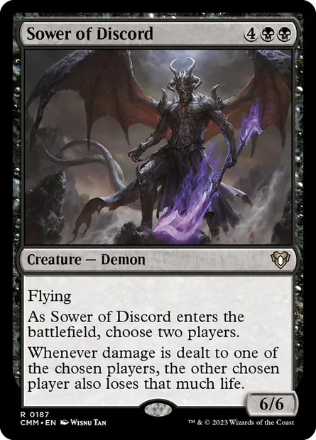 Sower of Discord, Magic card CMM 187 — Commander Masters set