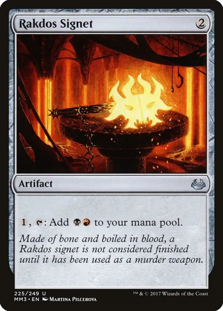 Cachet de Rakdos, carte Magic MM3 225 — extension Modern Masters 2017