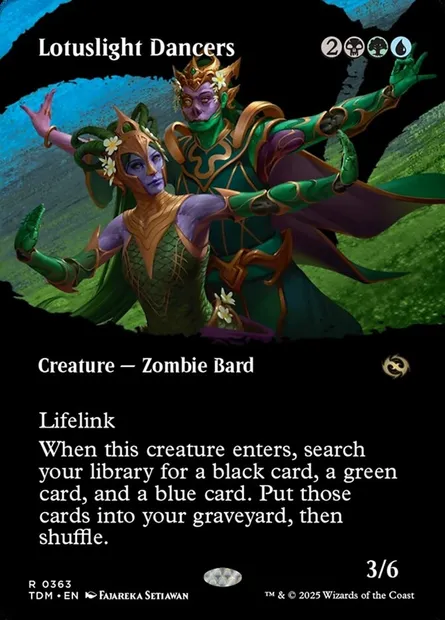 Lotuslight Dancers, Magic card TDM 363 — Tarkir: Dragonstorm set