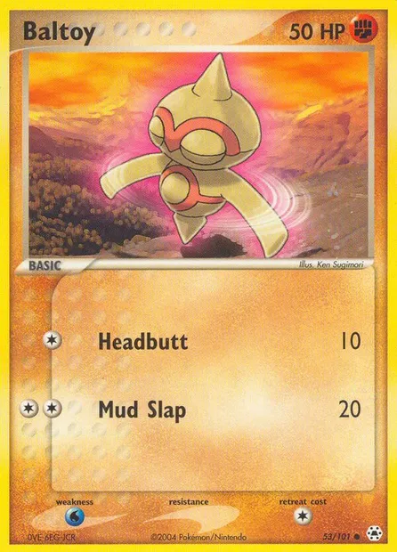 Baltoy, Pokémon card HL 53 — Hidden Legends set