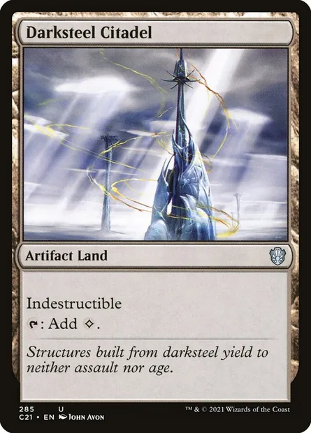 Darksteel Citadel, Magic card C21 285 — Commander 2021 set