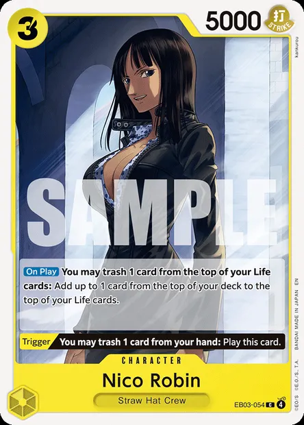 Nico Robin, One Piece card EB03-054 — ONE PIECE HEROINES EDITION set