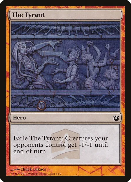 The Tyrant, Magic card THP2 4c — Born of the Gods Hero's Path set