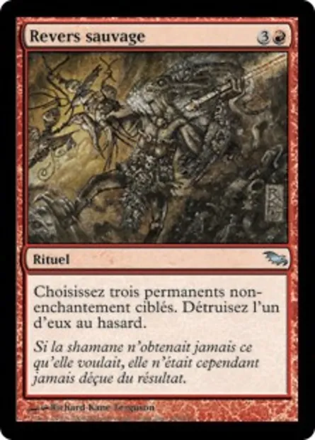 Revers sauvage, carte Magic SHM 108 — extension Sombrelande