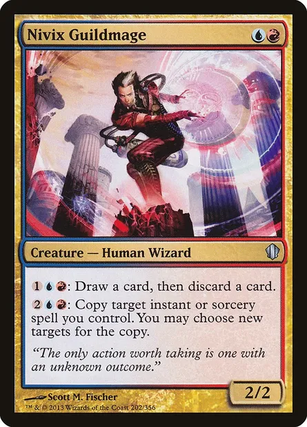 Nivix Guildmage, Magic card C13 202 — Commander 2013 set