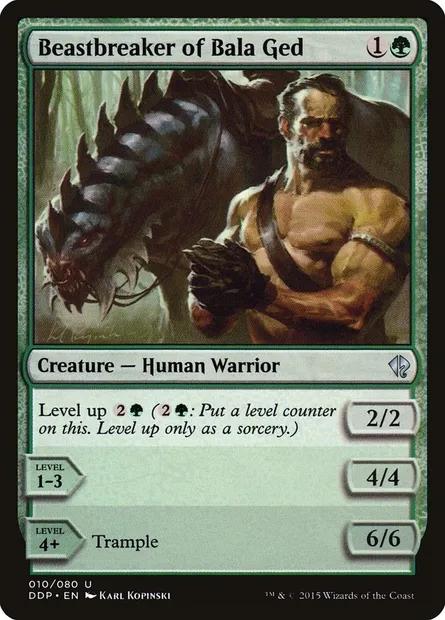 Dresseur de bêtes de Bala Ged, carte Magic DDP 10 — extension Duel Decks: Zendikar vs. Eldrazi