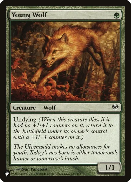 Louveteau, carte Magic PLST DKA-134 — extension The List