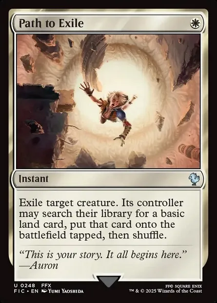 Path to Exile, Magic card FIC 248 — Final Fantasy Commander set