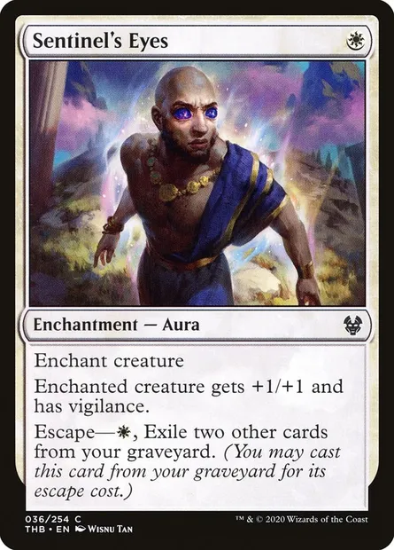 Sentinel's Eyes, Magic card THB 36 — Theros Beyond Death set