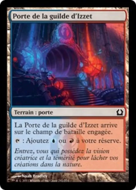 Porte de la guilde d'Izzet, carte Magic RTR 242 — extension Retour à Ravnica