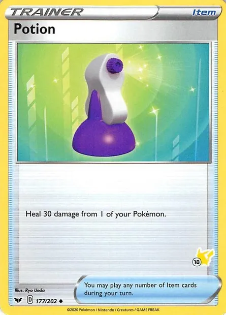 Potion, carte Pokémon BA22 177-18 — extension Battle Academy 2022