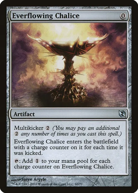 Everflowing Chalice, Magic card DDF 60 — Duel Decks: Elspeth vs. Tezzeret set