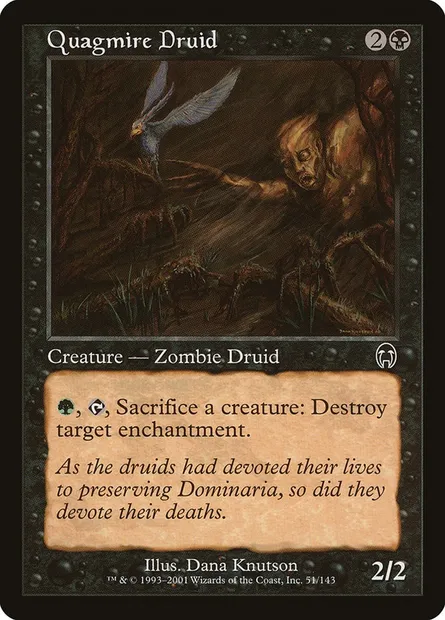 Quagmire Druid, Magic card APC 51 — Apocalypse set