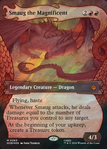 Smaug the Magnificent, Magic card HOB 265 — The Hobbit set