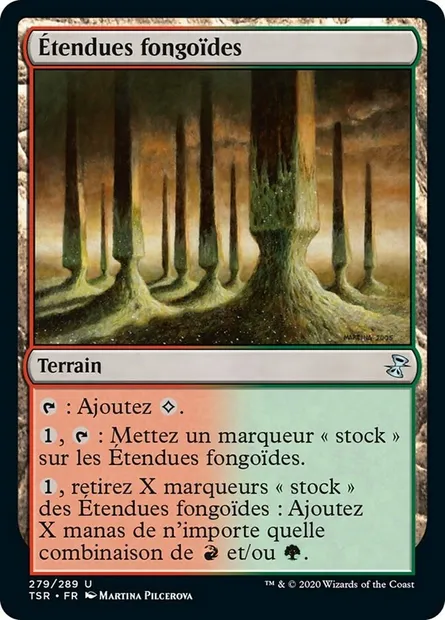 Étendues fongoïdes, carte Magic TSR 279 — extension Spirale Temporelle Remastered