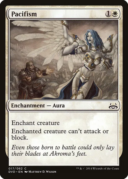 Pacifism, Magic card DVD 17 — Duel Decks Anthology: Divine vs. Demonic set