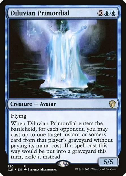 Diluvian Primordial, Magic card C21 120 — Commander 2021 set