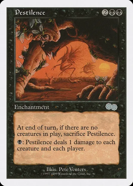 Peste, carte Magic BRB 49 — extension Battle Royale Box Set