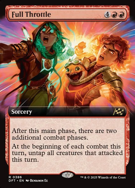 Full Throttle, Magic card DFT 386 — Aetherdrift set
