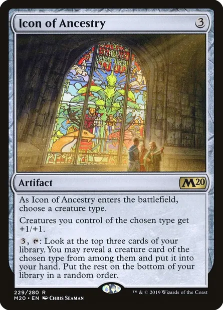 Icon of Ancestry, Magic card M20 229 — Core Set 2020 set