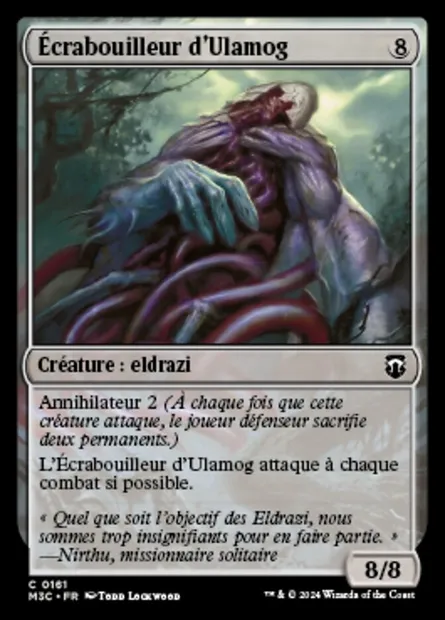 Écrabouilleur d'Ulamog, carte Magic M3C 161 — extension Modern Horizons 3 Commander