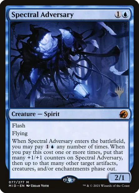 Spectral Adversary, Magic card PMID 77p — Innistrad: Midnight Hunt Promos set