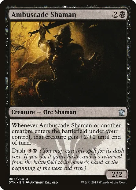Ambuscade Shaman, Magic card DTK 87 — Dragons of Tarkir set