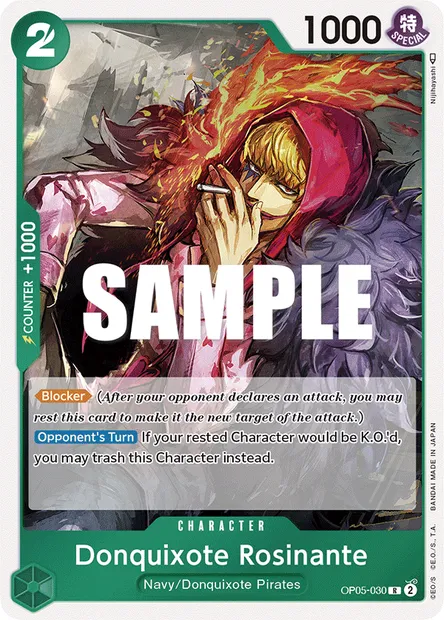 Don Quijote Rosinante, carte One Piece OP05-030 — extension AWAKENING OF THE NEW ERA