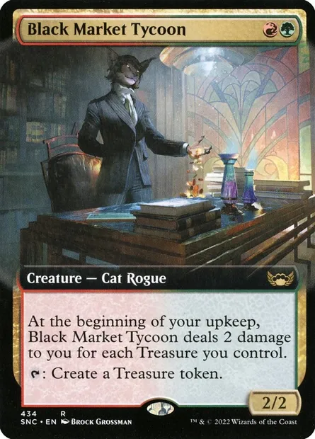 Black Market Tycoon, Magic card SNC 434 — Streets of New Capenna set