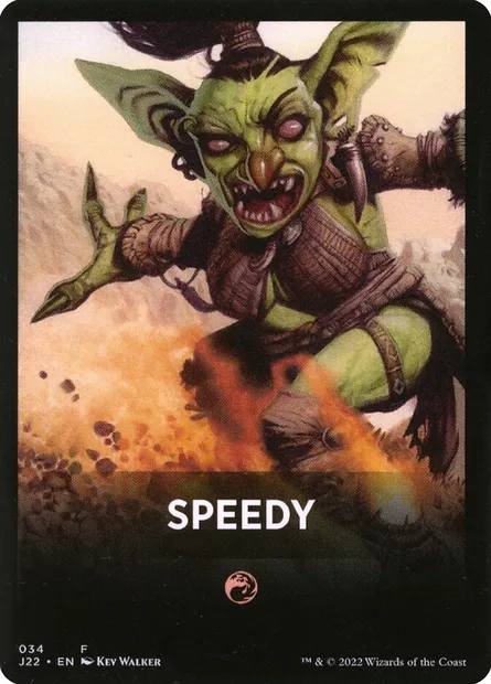 Speedy, Magic card FJ22 34 — Jumpstart 2022 Front Cards set