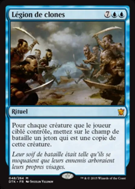 Légion de clones, carte Magic DTK 48 — extension Les Dragons de Tarkir
