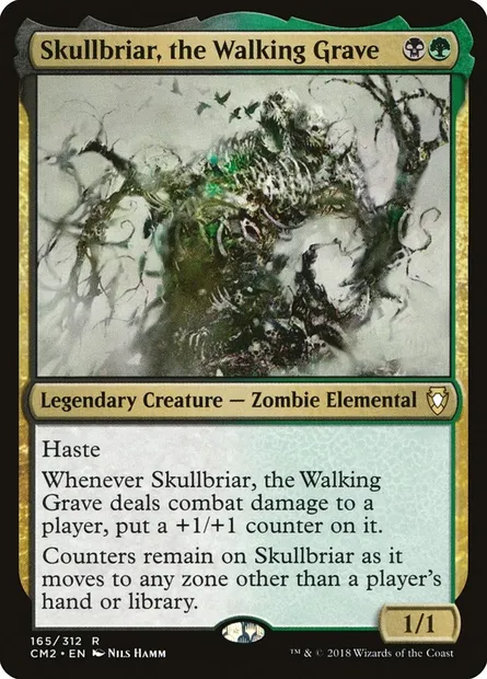 Skullbriar, the Walking Grave, Magic card CM2 165 — Commander Anthology Volume II set