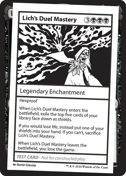 Lich's Duel Mastery, Magic card MB2 546 — Mystery Booster 2 set