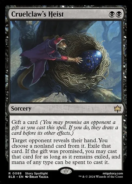 Cruelclaw's Heist, Magic card BLB 88 — Bloomburrow set