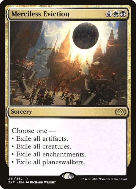 Merciless Eviction, Magic card 2XM 211 — Double Masters set