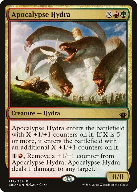 Apocalypse Hydra, Magic card BBD 217 — Battlebond set