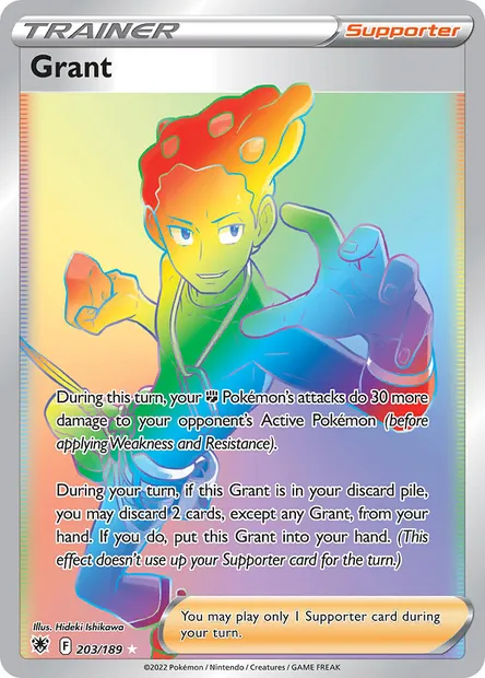 Grant, Pokémon card ASR 203 — Astral Radiance set