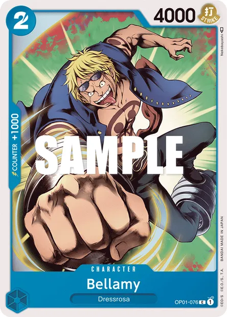 Bellamy, carte One Piece OP01-076 — extension ROMANCE DAWN